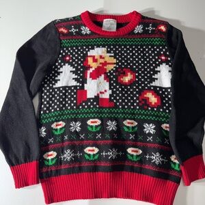 Super Mario Christmas Ugly Sweater Size 7 Jumping Beans
